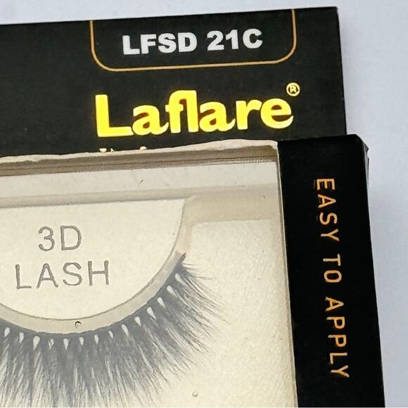 Laflare Women's 3D Faux Mink Beauty Makeup Strip Lashes Extensions LFSD 21C - Picture 4 of 7